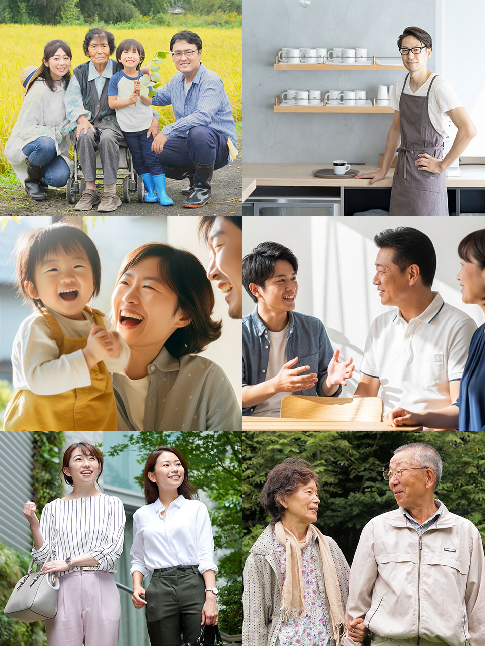 様々な家族のイメージ